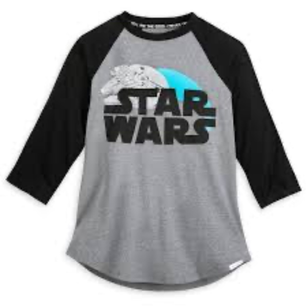 Star Wars “Never Tell Me The Odds” by Her Universe Raglan T-Shirt NWOT